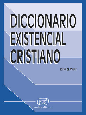cover image of Diccionario existencial cristiano